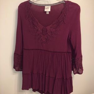 Purple Lace Top